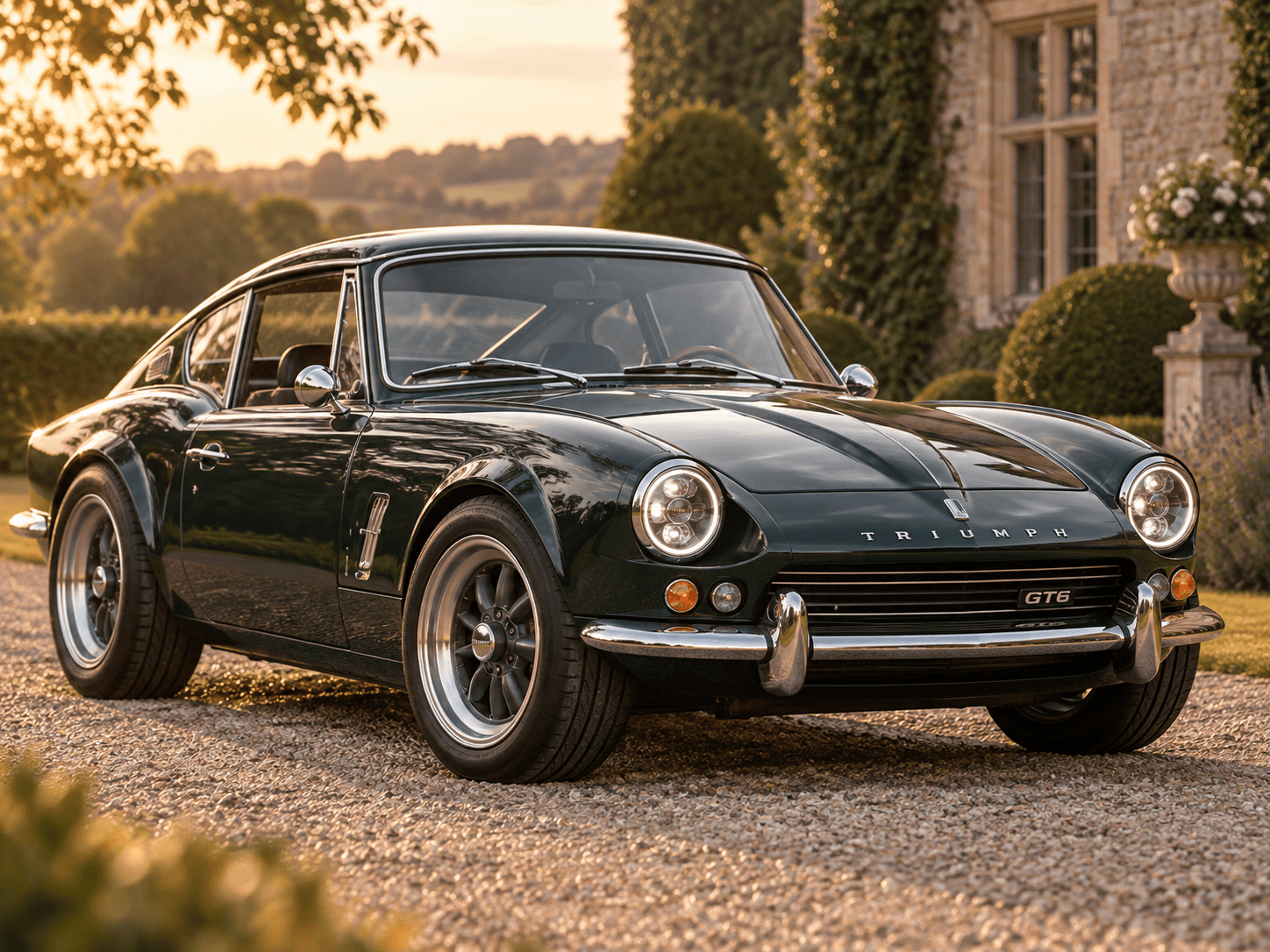 Ormond GT6 concept in British Racing Green